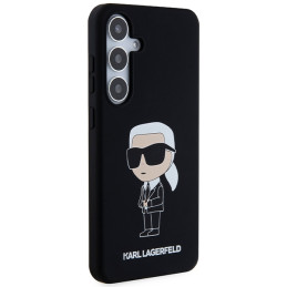 Karl Lagerfeld Silicone Ikonik dėklas Samsung Galaxy S24 - juodas