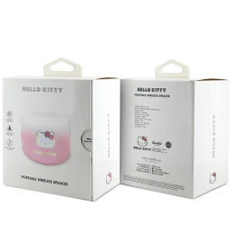 Hello Kitty Electroplate Gradient Bluetooth garsiakalbis – rožinė