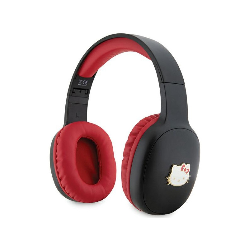 Hello Kitty Metal Logo Bluetooth ant ausinės ausinės – juodos