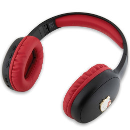 Hello Kitty Metal Logo Bluetooth ant ausinės ausinės – juodos