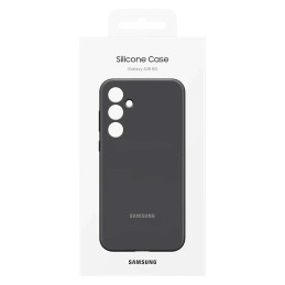 Samsung silikoninis dėklas EF-PA356TBEGWW, skirtas Samsung Galaxy A35 - juodas