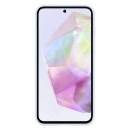 Samsung silikoninis dėklas EF-PA356TLEGWW, skirtas Samsung Galaxy A35 - mėlynas