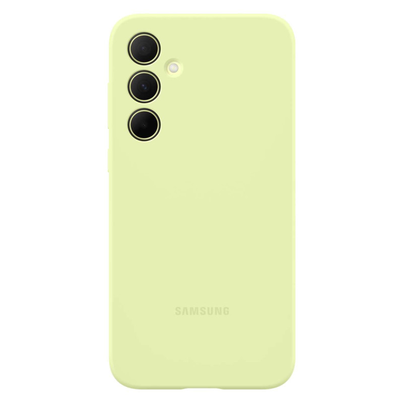 Samsung silikoninis dėklas EF-PA356TMEGWW, skirtas Samsung Galaxy A35 - žalias