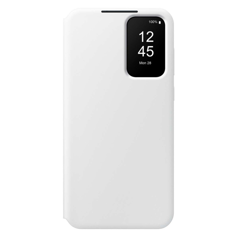 Samsung Smart View Wallet EF-ZA556CWEGWW dėklas su atvartu, skirtas Samsung Galaxy A55 - baltas
