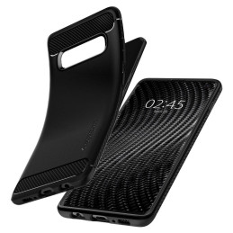 Spigen Rugged Armor dėklas, skirtas Samsung Galaxy S10 - matinė juoda