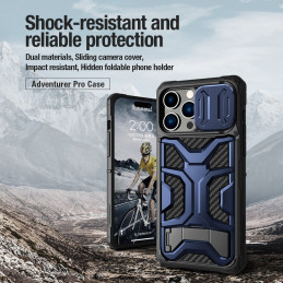 Nillkin Adventurer Pro dėklas, skirtas iPhone 14 Pro Max – juodas