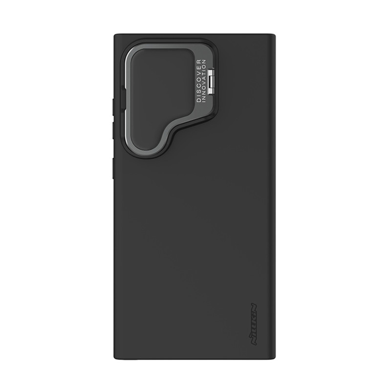 Nillkin CamShield Silky Prop silikoninis dėklas, skirtas Samsung Galaxy S24 Ultra - juodas