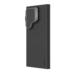 Nillkin CamShield Silky Prop silikoninis dėklas, skirtas Samsung Galaxy S24 Ultra - juodas