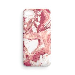 Wozinsky Marble gelio dėklo marmurinis dangtelis, skirtas Samsung Galaxy A02s EU rožinės spalvos