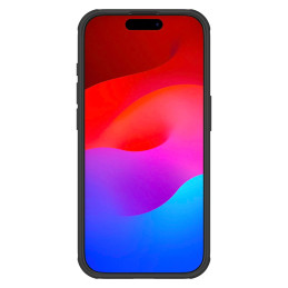 Nillkin Super Frosted Shield Pro magnetinis dėklas, skirtas iPhone 15 Pro Max - juodas