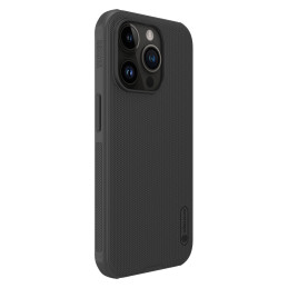 Nillkin Super Frosted Shield Pro magnetinis dėklas, skirtas iPhone 15 Pro Max - juodas
