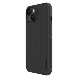 Nillkin Super Frosted Shield Pro magnetinis dėklas iPhone 15 - juodas