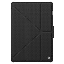 Nillkin Bumper Leather Case Pro dėklas, skirtas Samsung Galaxy Tab S9 FE+ - juodas
