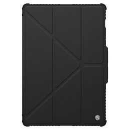 Nillkin Bumper Leather Case Pro dėklas, skirtas Samsung Galaxy Tab S9+ - juodas