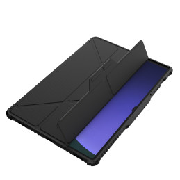 Nillkin Bumper Leather Case Pro dėklas, skirtas Samsung Galaxy Tab S9 Ultra - juodas
