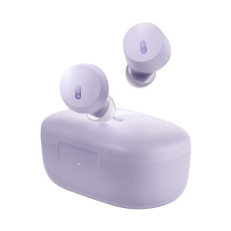 Baseus Bowie E18 belaidės TWS ENC IPX4 ausinės – violetinės spalvos