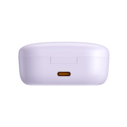 Baseus Bowie E18 belaidės TWS ENC IPX4 ausinės – violetinės spalvos