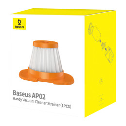 Filtras Baseus AP02 dulkių siurbliui, kurio galia 6000 Pa - oranžinė