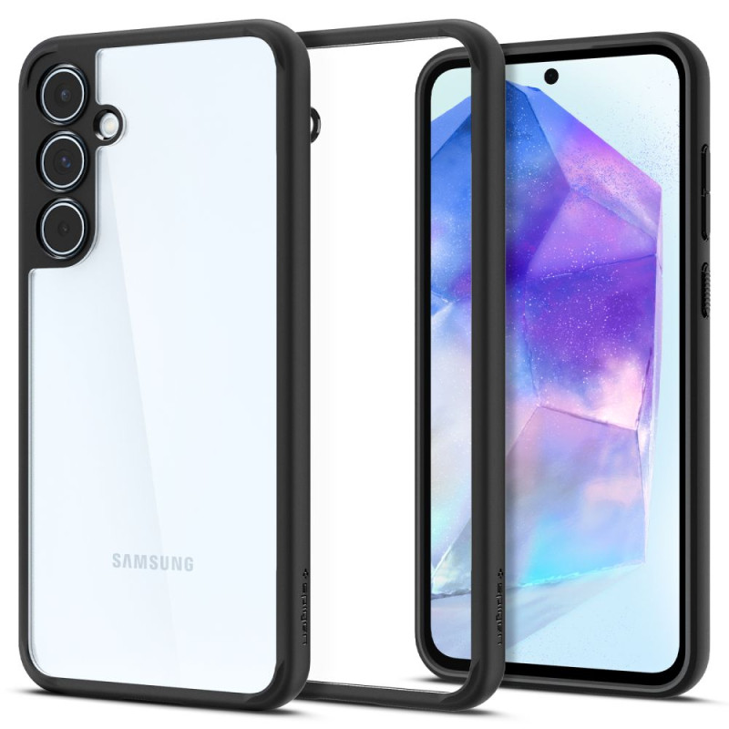 Spigen Ultra Hybrid dėklas, skirtas Samsung Galaxy A55 5G - matinė juoda