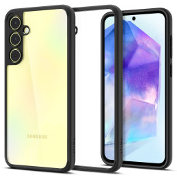 Spigen Ultra Hybrid dėklas, skirtas Samsung Galaxy A55 5G - matinė juoda