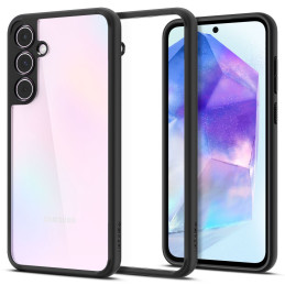 Spigen Ultra Hybrid dėklas, skirtas Samsung Galaxy A55 5G - matinė juoda