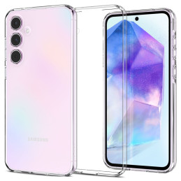 Spigen Skystųjų kristalų dėklas, skirtas Samsung Galaxy A55 5G - skaidrus
