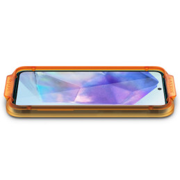 „Spigen Glass tR AlignMaster 2 Pack“ – „Samsung Galaxy A55“.