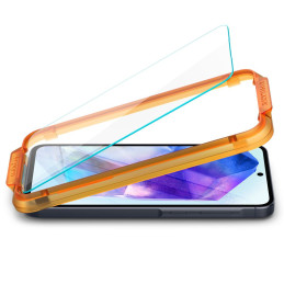 „Spigen Glass tR AlignMaster 2 Pack“ – „Samsung Galaxy A55“.