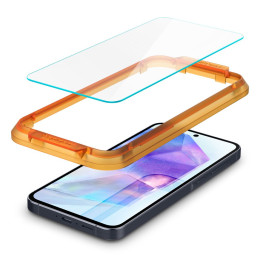 „Spigen Glass tR AlignMaster 2 Pack“ – „Samsung Galaxy A55“.