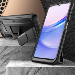 Unicorn Beetle Pro Supcase dėklas, skirtas Samsung Galaxy A15 4G / 5G – juodas