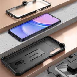 Unicorn Beetle Pro Supcase dėklas, skirtas Samsung Galaxy A15 4G / 5G – juodas