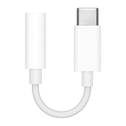 Apple MU7E2ZM/ A USB-C garso adapteris – 3,5 mm mini lizdas – baltas