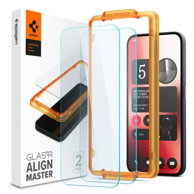 Spigen ALM Glas.tR grūdintas stiklas for Nothing Phone 2A - 2 vnt.