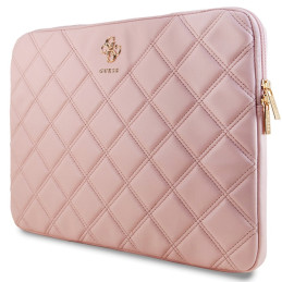 Guess Quilted 4G dangtelis 16" nešiojamam kompiuteriui - rožinis