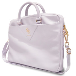 Guess Triangle 4G krepšys 16" nešiojamam kompiuteriui - violetinė