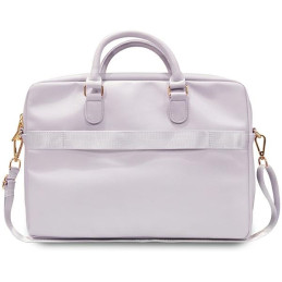 Guess Triangle 4G krepšys 16" nešiojamam kompiuteriui - violetinė