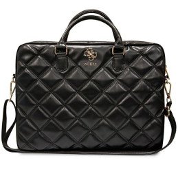 Guess Quilted 4G krepšys 16" nešiojamam kompiuteriui - juodas