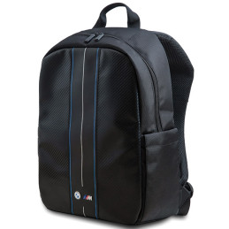 BMW Carbon & Blue Stripe kuprinė skirta 16" nešiojamam kompiuteriui - juoda
