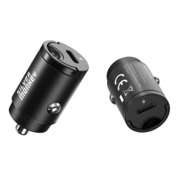 Silver Monkey PD-CPCT30-SM 30W 1x USB-C PD automobilinis įkroviklis - juodas