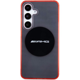 AMG Transparent Bicolor MagSafe dėklas Samsung Galaxy S24 - juodas