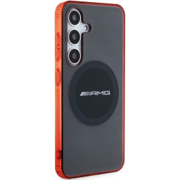 AMG Transparent Bicolor MagSafe dėklas Samsung Galaxy S24 - juodas