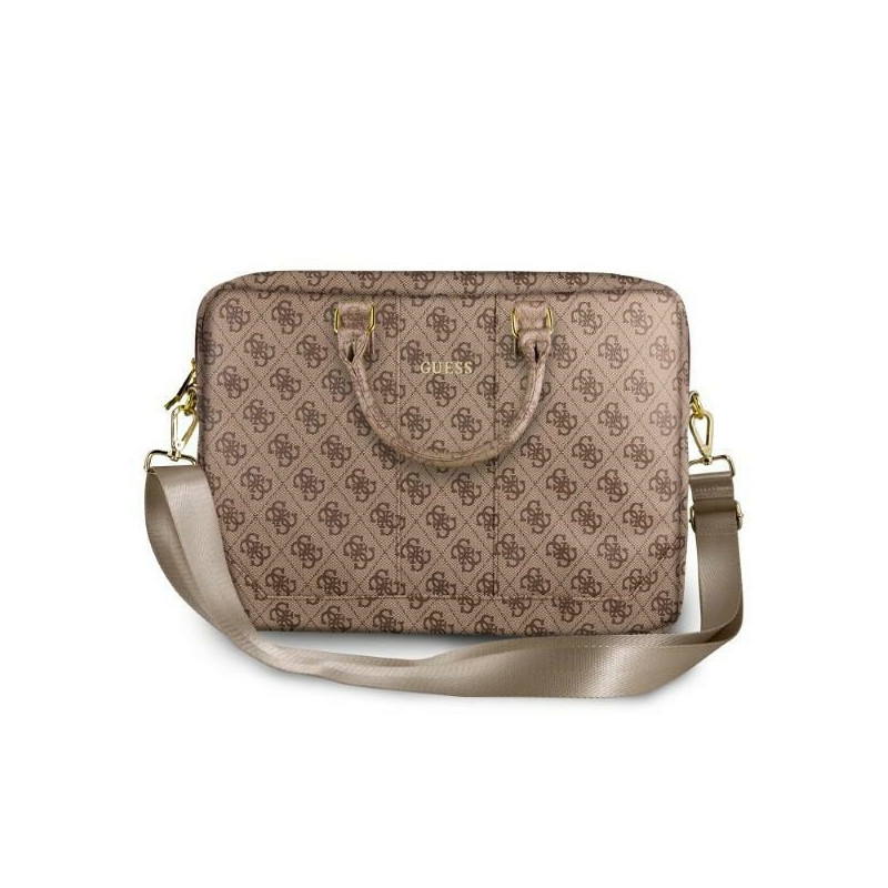 Guess 4G Uptown krepšys 16" nešiojamam kompiuteriui - rudas