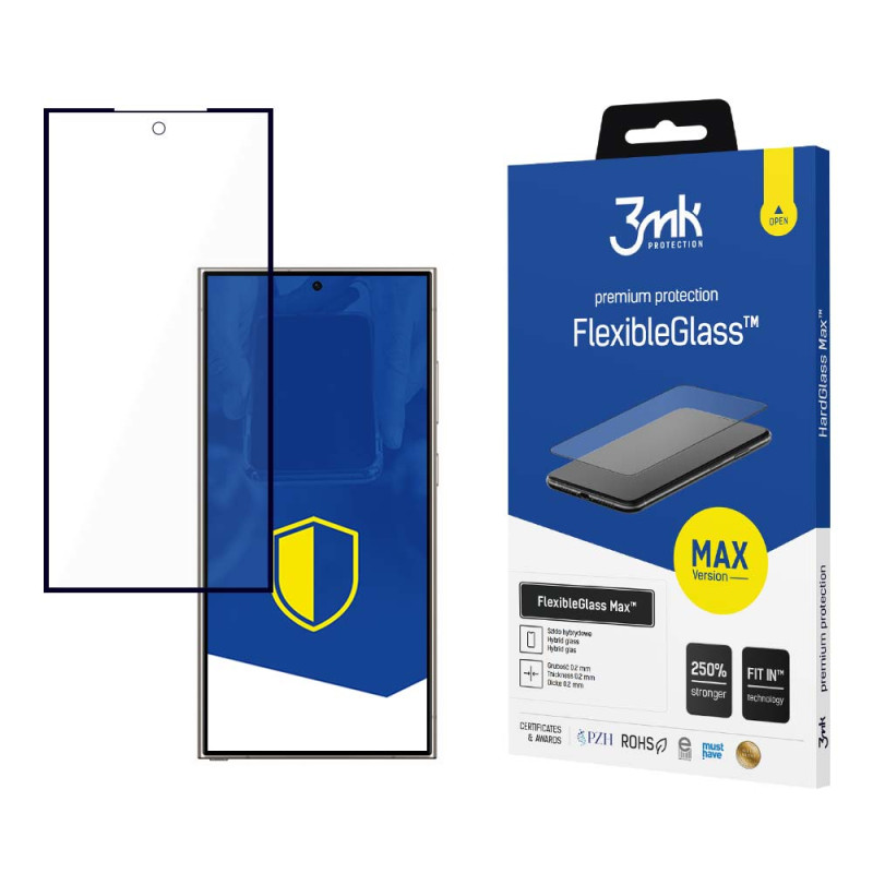 3mk FlexibleGlass Max™ hibridinis stiklas, skirtas Samsung Galaxy S24 Ultra
