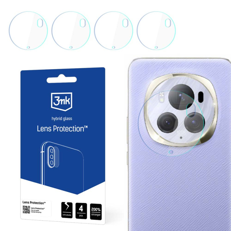 3mk Lens Protection™ hibridinis fotoaparato stiklas, skirtas Honor Magic6 Pro