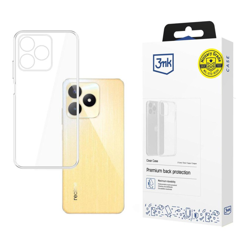 3mk skaidrus dėklas, skirtas Realme C53 - skaidrus