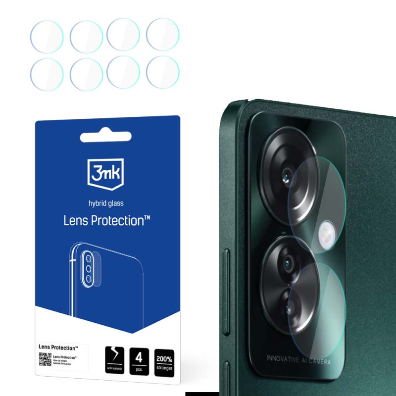 3mk objektyvo apsaugos kameros dangtelis, skirtas Oppo Reno 11 F