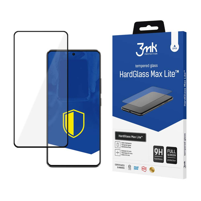 9H 3mk HardGlass Max Lite™ stiklas ant Xiaomi Poco X6 5G
