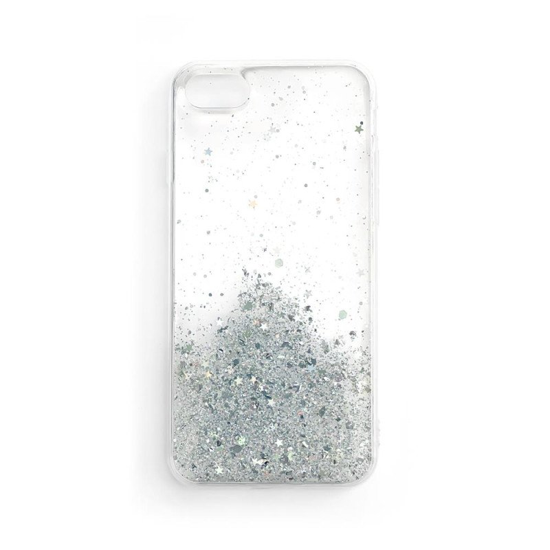 Wozinsky Star Glitter Shiny Case Blizgantis dangtelis, skirtas Samsung Galaxy A72 4G Skaidrus