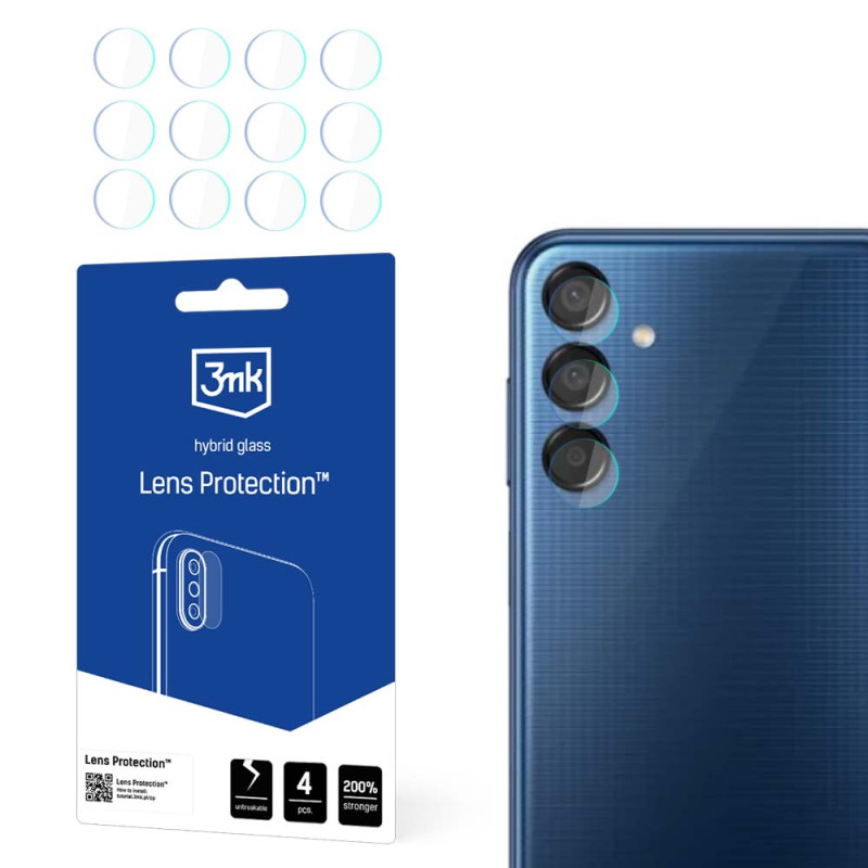 3mk Lens Protection™ hibridinis fotoaparato stiklas, skirtas Samsung Galaxy M15 5G