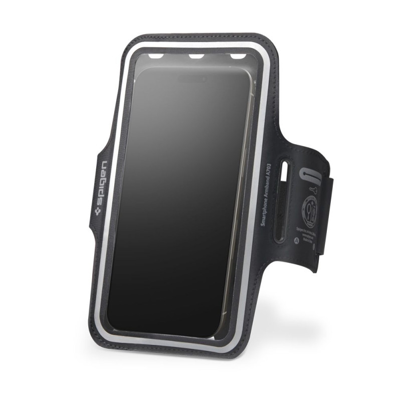 Spigen A703 sportinė 6,9 colio rankovė - juoda
